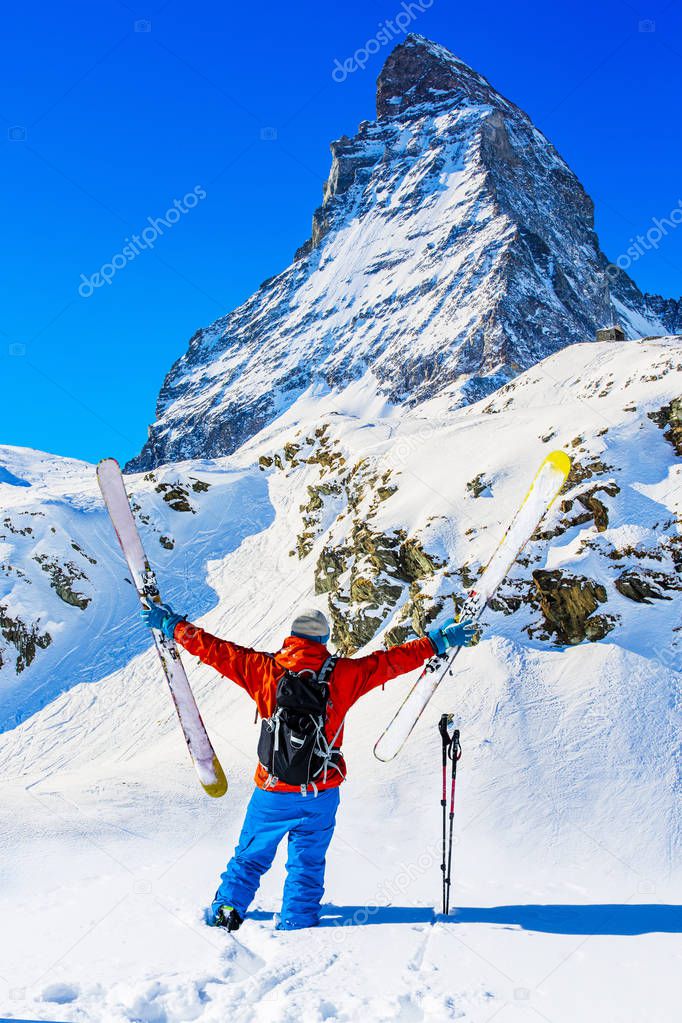 Couple with SLK filmed by drone on an alpine road